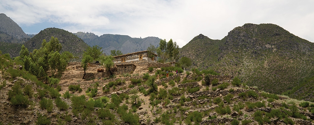 Rural landscape in Afghanistan