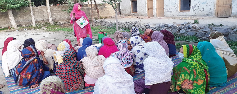 group of women in Pakistan