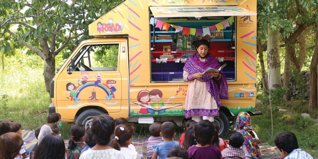 CAI Library Van in Pakistan