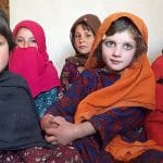 Children in Afghan homeschool