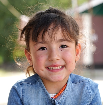 Preschooler in Tajikistan