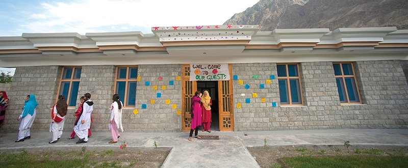 School building in Pakistan