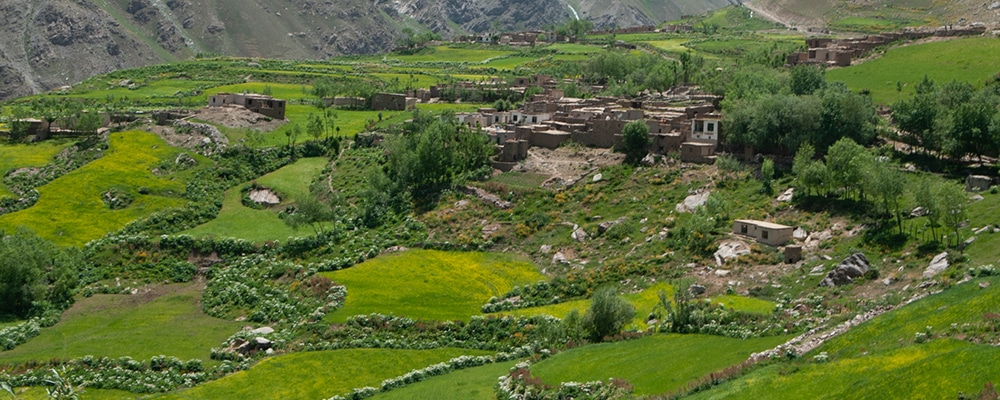 Badukshan region in Afghanistan