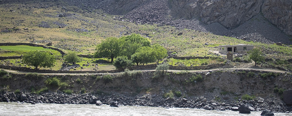 Landscape of Khorog Tajikistan