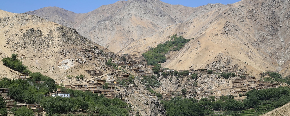 Landscape in Afghanistan