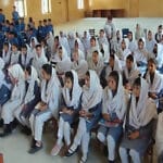 Group of students in classroom in Pakistan
