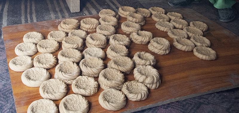 An example of traditional Tajik baked goods.