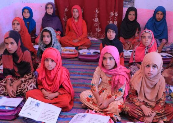 A group of students at a CAI-sponsored school in Afghanistan.