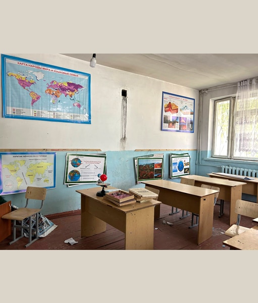 classroom school 8 Tajikistan