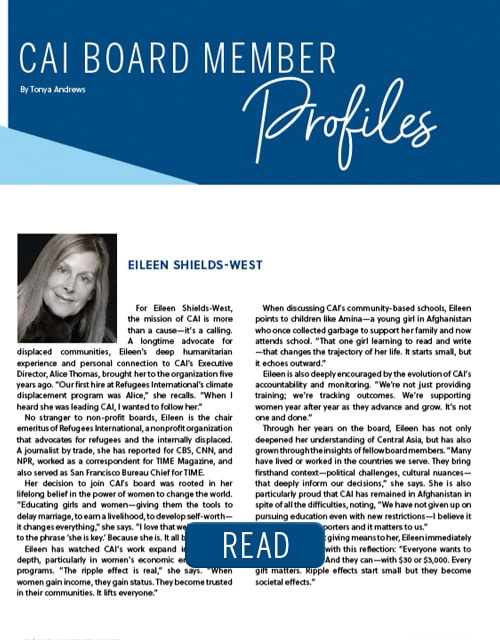Eileen Shields CAI Board Member Profile - article cover