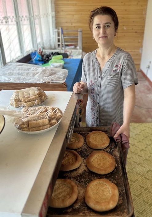Baker in Tajikistan