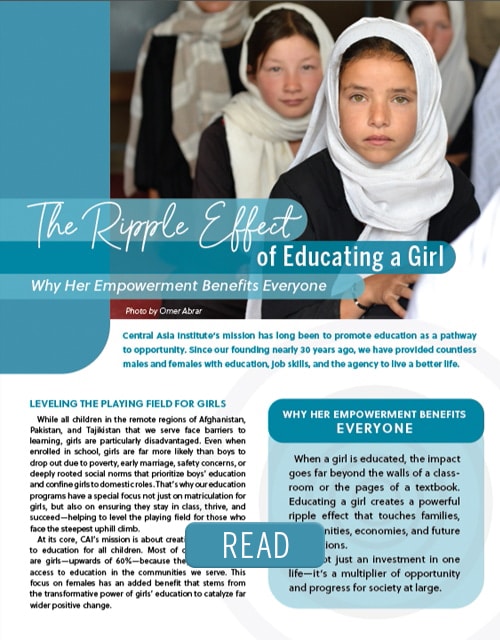 The Ripple Effect of Girls Education - article cover