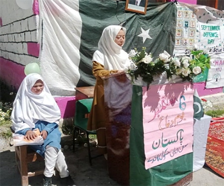 Sughra school principal in Pakistan