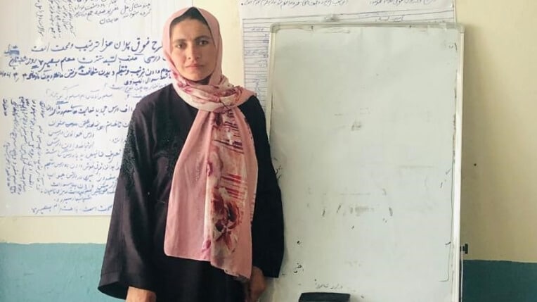Mida, a teacher in Afghanistan