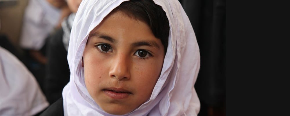 School girl in Afghanistan