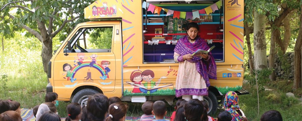 CAI Library Van in Pakistan